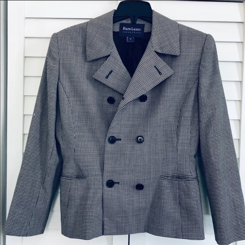Ralph Lauren Purple Label Herringbone Blazer